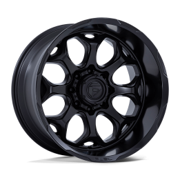 Alloy Wheel, FUEL FC862 SCEPTER, 22x10.0, ET -18, 5x127, 71.5, Black - EDK.ro