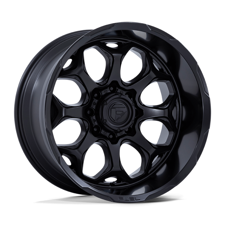 Jantă de Aluminiu, FUEL FC862 SCEPTER, 22x12.0, ET -44, 5x127, 71.5, Negru - EDK.ro