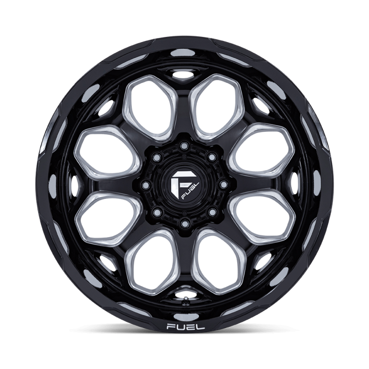 Alloy Wheel, FUEL FC862 SCEPTER, 20x10.0, ET -18, 5x127, 71.5, Black - EDK.ro
