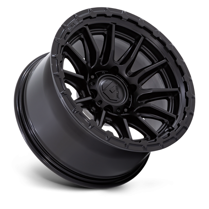 Alloy Wheel, FUEL FC866 PISTON, 17x9.0, ET -12, 5x127, 71.5, Black - EDK.ro