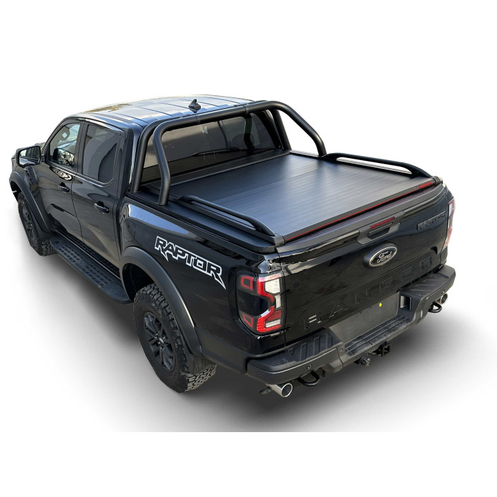 Manual Roll Top Tonneau Bed Cover, Tessera 4x4 SE, Ford Ranger Raptor Double Cab 2023 - Present - EDK.ro