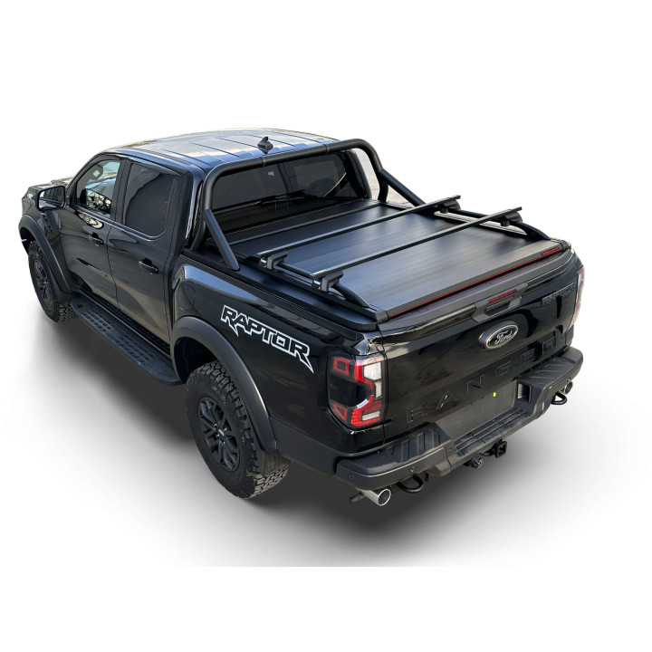 Manual Roll Top Tonneau Bed Cover, Tessera 4x4 SE, Ford Ranger Raptor Double Cab 2023 - Present - EDK.ro