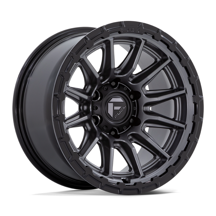 Alloy Wheel, FUEL FC866 PISTON, 20x9.0, ET 1, 5x127, 71.5, Black - EDK.ro