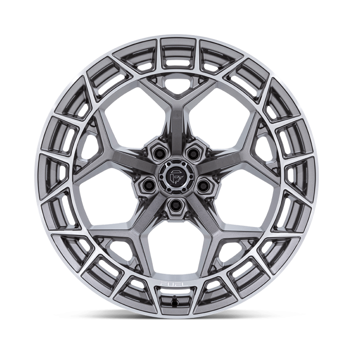 Alloy Wheel, FUEL FC873 CHARGER, 22x12.0, ET -44, 5x127, 71.5, Platinum - EDK.ro