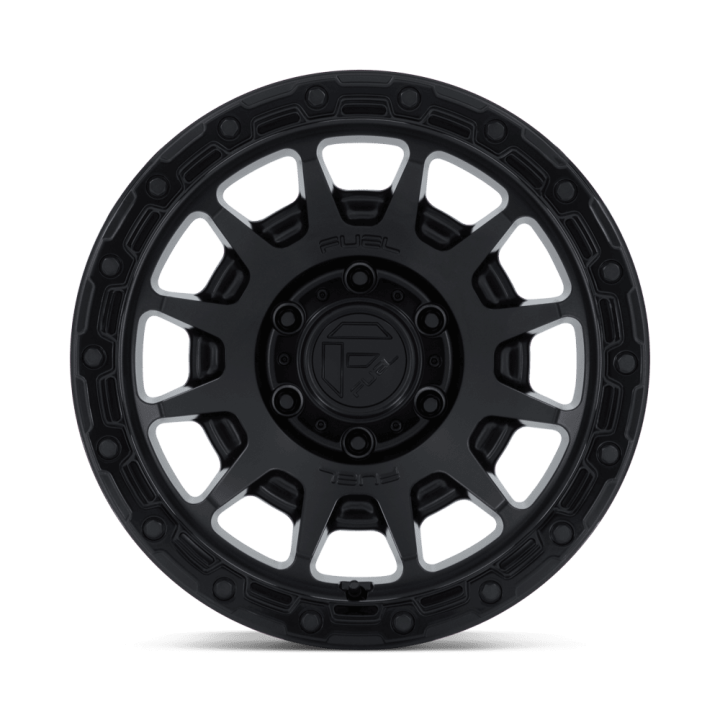 Jantă de Aluminiu, FUEL FC884 FORTRESS, 17x8.5, ET 25, 5x127, 71.5, Negru - EDK.ro