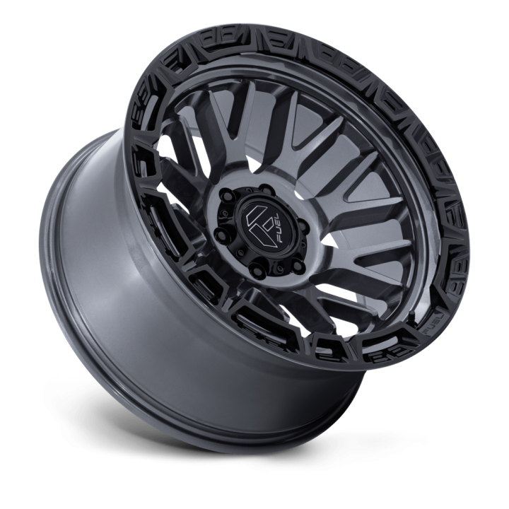 Alloy Wheel, FUEL FC890 RAIL, 17x9.0, ET -12, 5x127, 71.5, Black - EDK.ro