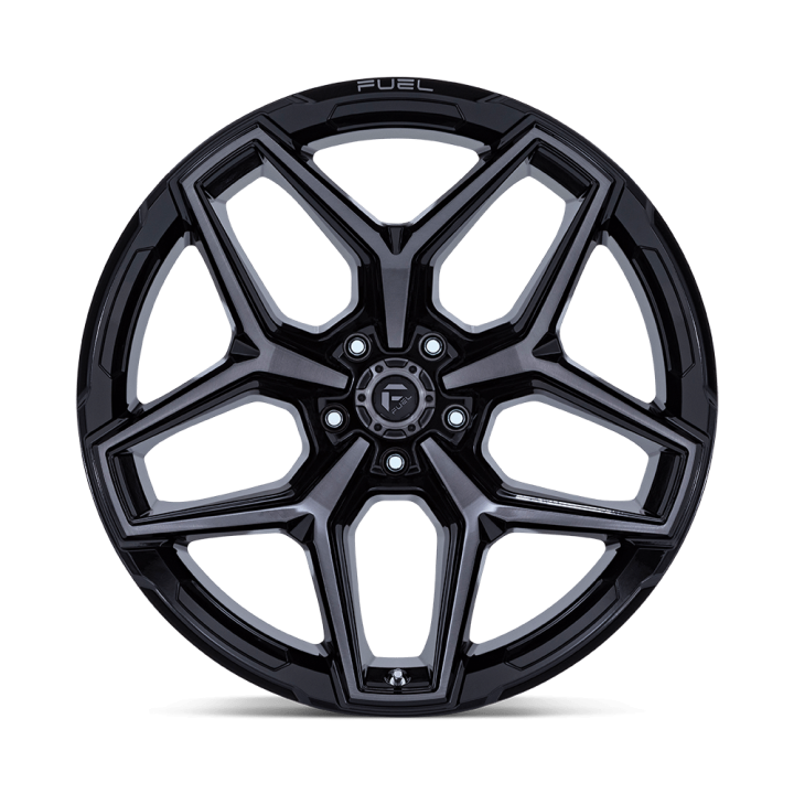 Alloy Wheel, FUEL FLUX, 20x10.0, ET -18, 5x127, 71.5, Black - EDK.ro