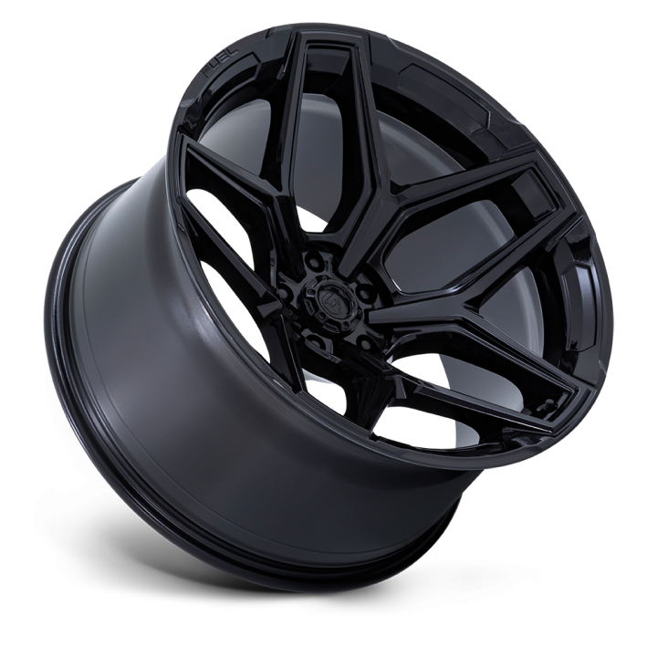 Jantă de Aluminiu, FUEL FLUX, 17x9.0, ET -12, 5x127, 71.5, Negru - EDK.ro