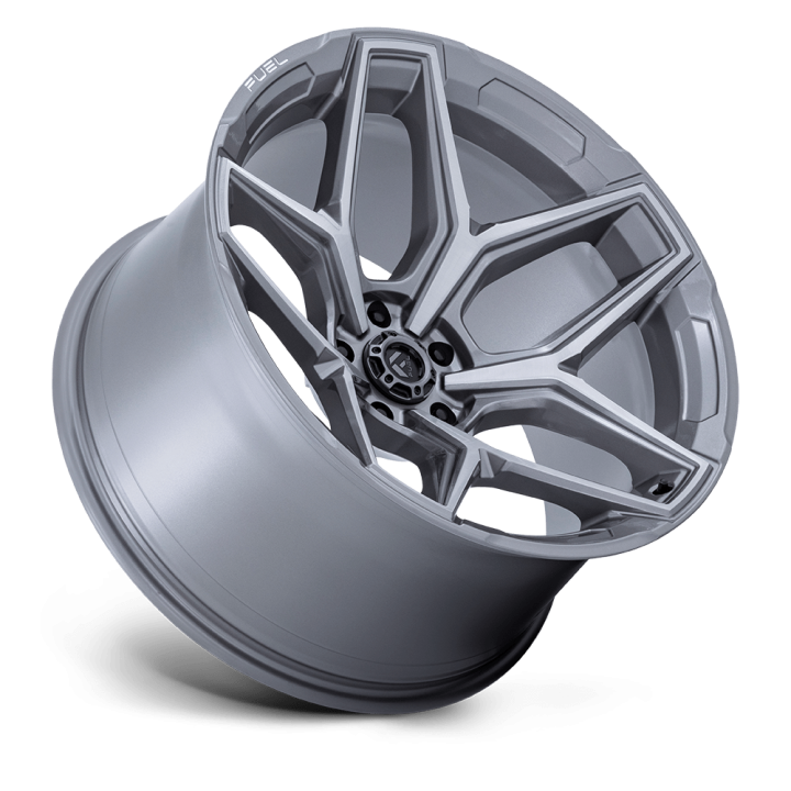 Alloy Wheel, FUEL FLUX, 17x9.0, ET -12, 5x127, 71.5, Platinum - EDK.ro