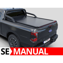 Manual Roll Top Tonneau Bed Cover, Tessera 4x4 SE, Ford Ranger XLT Extra Cab 2023 - Present - EDK.ro
