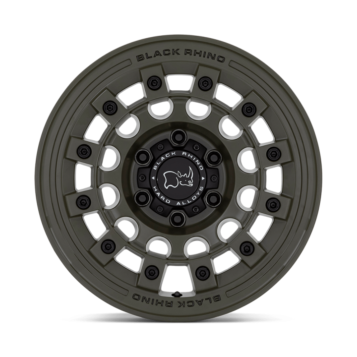 Alloy Wheel, Black Rhino FUJI, 17x9.0, ET -12, 5x127, 71.5, Green - EDK.ro