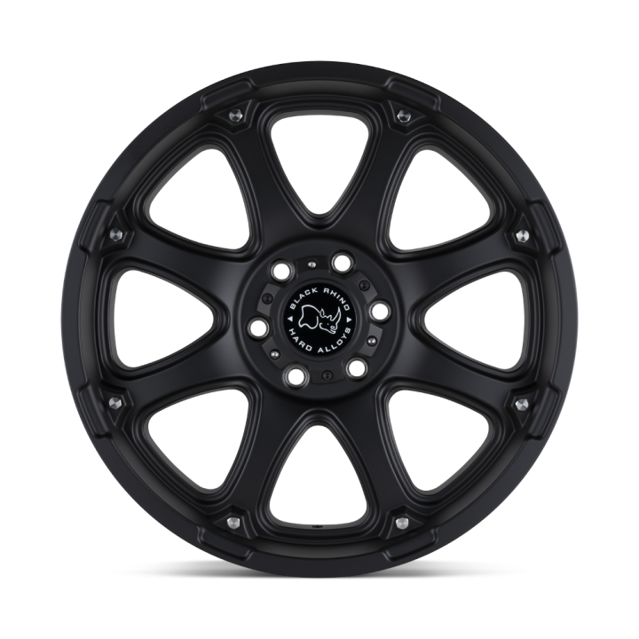 Alloy Wheel, Black Rhino GLAMIS, 20x9.0, ET -12, 5x127, 78.1, Black - EDK.ro