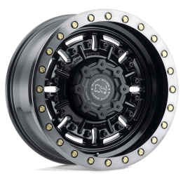 Jantă de Aluminiu, Black Rhino ABRAMS, 17x9.5, ET -18, 5x127, 71.5, Negru - EDK.ro