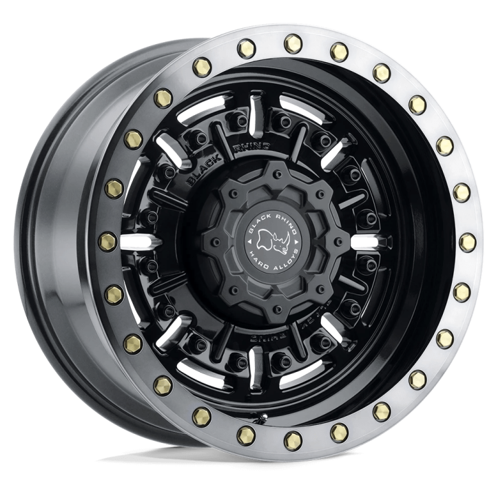 Alloy Wheel, Black Rhino ABRAMS, 17x9.5, ET -18, 5x127, 71.5, Black - EDK.ro