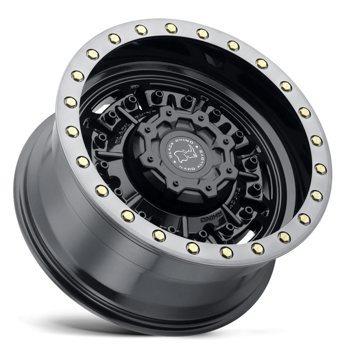 Alloy Wheel, Black Rhino ABRAMS, 17x9.5, ET -18, 5x127, 71.5, Black - EDK.ro