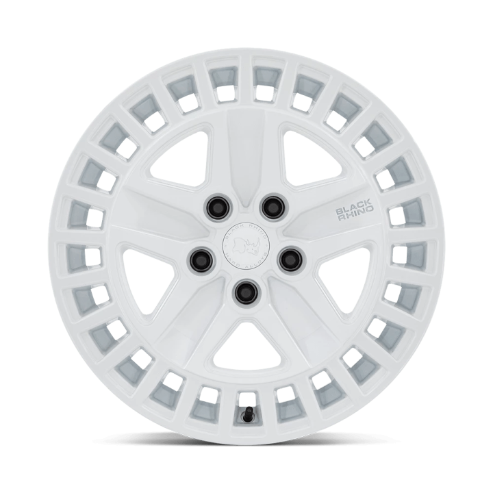 Alloy Wheel, Black Rhino, 18x8.5, ET 25, 5x127, 71.5, White - EDK.ro