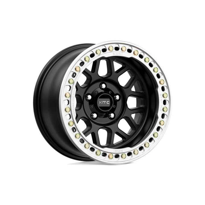 Alloy Wheel, KMC KM235 GRENADE CRAWL Beadlock, 17x8.5, 5x127, 71.5, Black - EDK.ro