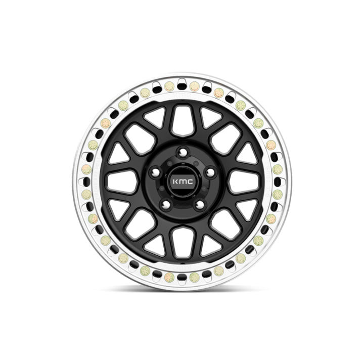 Alloy Wheel, KMC KM235 GRENADE CRAWL Beadlock, 17x8.5, 5x127, 71.5, Black - EDK.ro