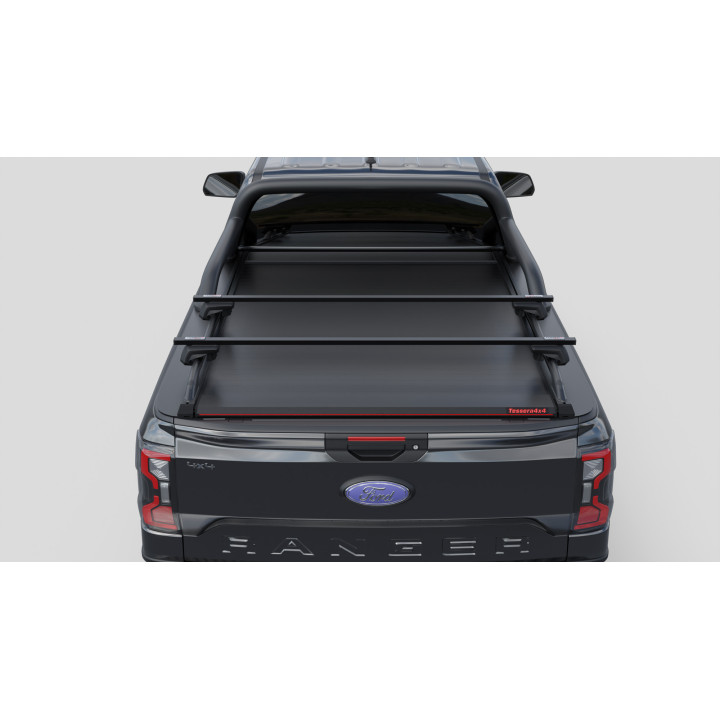 Manual Roll Top Tonneau Bed Cover, Tessera 4x4 SE, Ford Ranger XLT Extra Cab 2023 - Present - EDK.ro