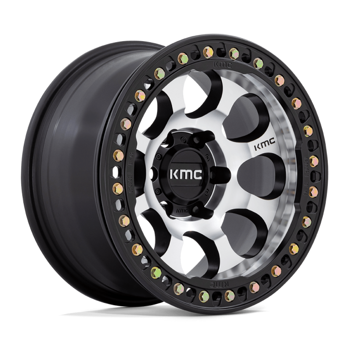 Alloy Wheel, KMC KM237 RIOT Beadlock, 17x8.5, ET 0, 5x127, 71.5, Black - EDK.ro