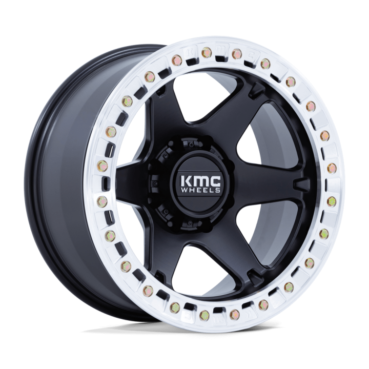Alloy Wheel, KMC KM238 VI Beadlock, 20x10.0, ET -48, 5x127, 71.5, Black - EDK.ro