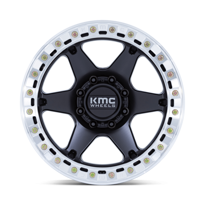 Jantă de Aluminiu, KMC KM238 VI Beadlock, 20x10.0, ET -48, 5x127, 71.5, Negru - EDK.ro