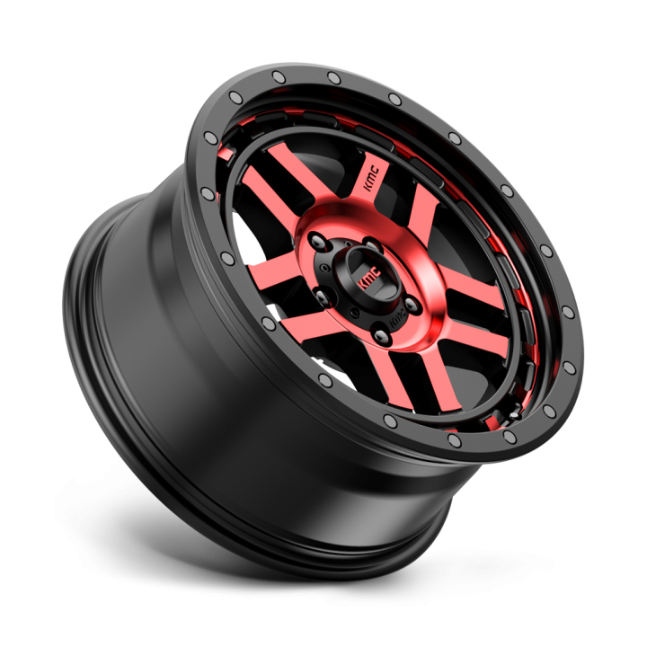 Alloy Wheel, KMC KM540 RECON, 17x9.0, ET -12, 5x127, 78.1, Black - EDK.ro