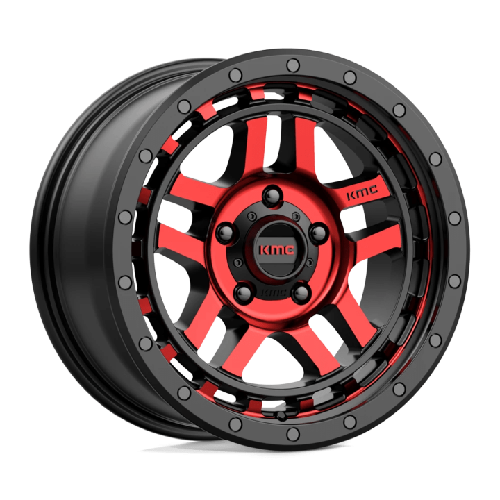 Jantă de Aluminiu, KMC KM540 RECON, 17x8.5, ET 18, 5x127, 71.5, Negru - EDK.ro