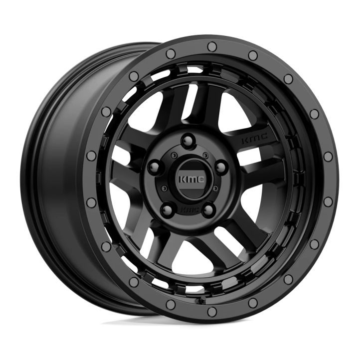 Jantă de Aluminiu, KMC KM540 RECON, 18x8.5, ET 0, 5x127, 78.1, Negru - EDK.ro