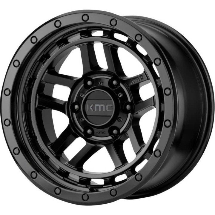 Alloy Wheel, KMC KM540 RECON, 17x8.5, ET 18, 5x127, 71.5, Black - EDK.ro