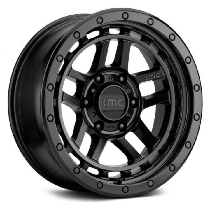 Alloy Wheel, KMC KM540 RECON, 17x8.5, ET 18, 5x127, 71.5, Black - EDK.ro
