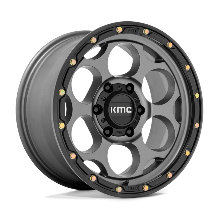 Alloy Wheel, KMC KM541 DIRTY HARRY, 17x9.0, ET -12, 5x127, 71.5, Black - EDK.ro