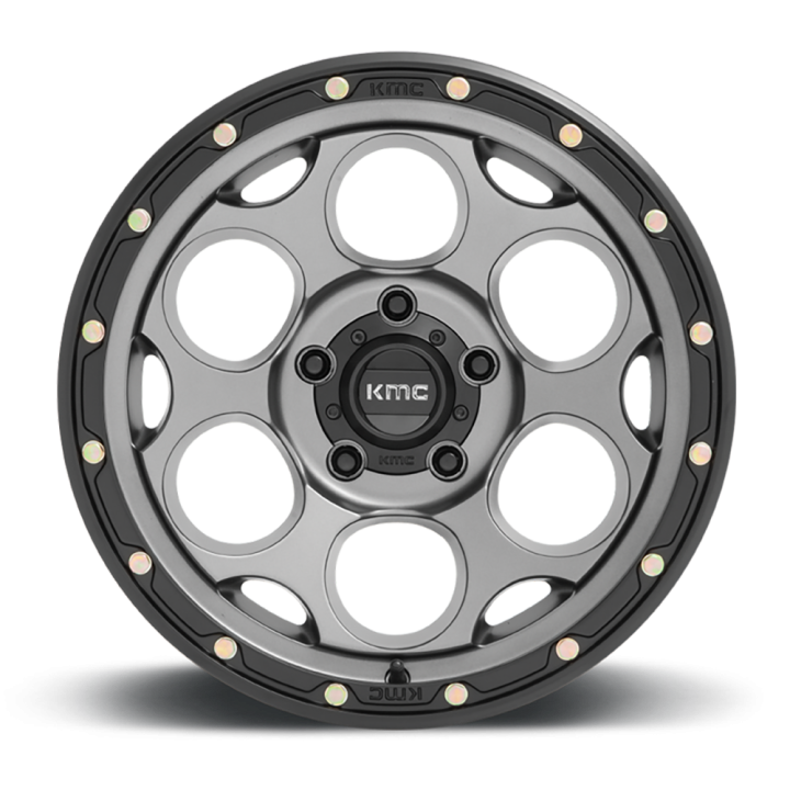 Alloy Wheel, KMC KM541 DIRTY HARRY, 17x8.5, ET 18, 5x127, 71.5, Black - EDK.ro