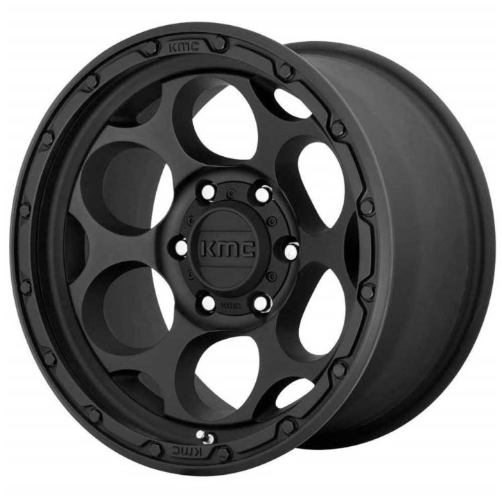 Jantă de Aluminiu, KMC KM541 DIRTY HARRY, 17x8.5, ET 18, 5x127, 71.5, Negru - EDK.ro