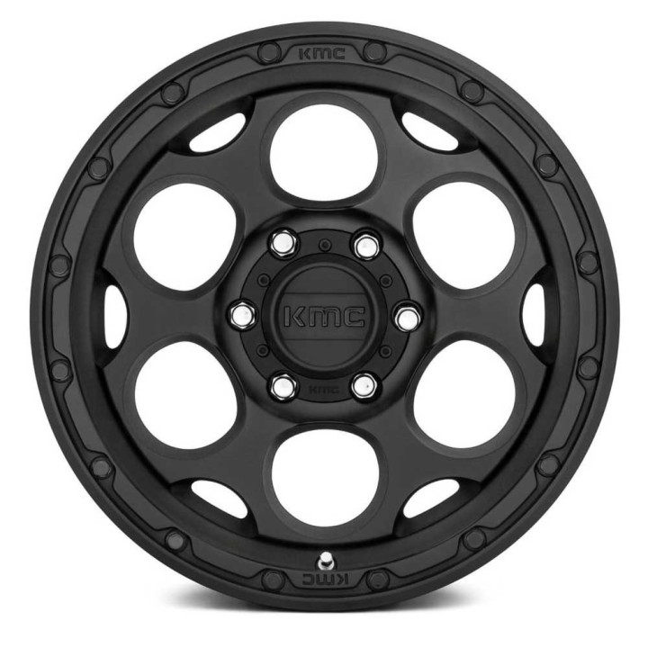 Jantă de Aluminiu, KMC KM541 DIRTY HARRY, 17x8.5, ET 18, 5x127, 71.5, Negru - EDK.ro