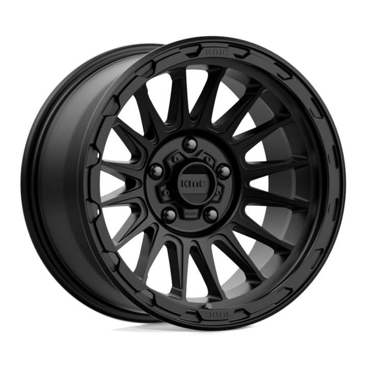 Jantă de Aluminiu, KMC KM542 IMPACT, 17x9.0, ET -12, 5x127, 71.5, Negru - EDK.ro