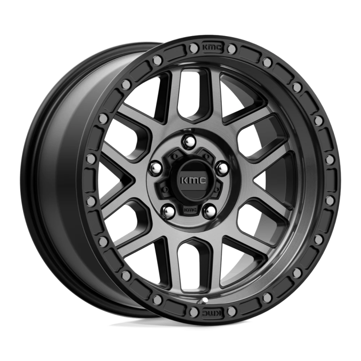 Jantă de Aluminiu, KMC KM544 MESA, 17x9.0, ET -12, 5x127, 71.5, Negru - EDK.ro
