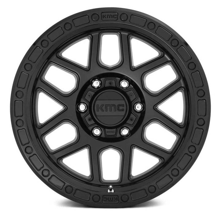 Alloy Wheel, KMC KM544 MESA, 17x8.5, ET 0, 5x127, 71.5, Black - EDK.ro
