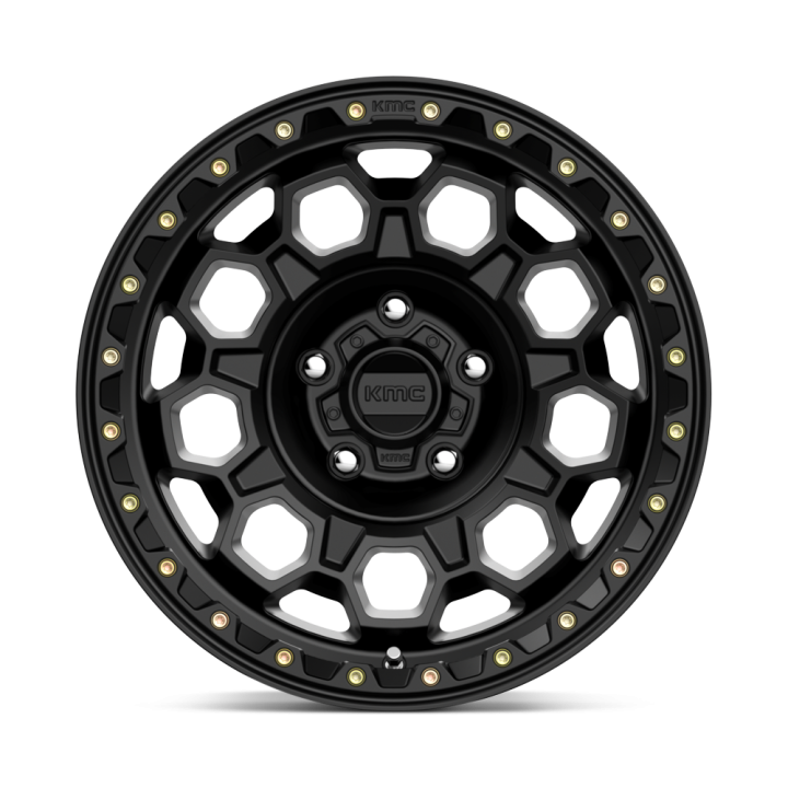 Alloy Wheel, KMC KM545 TREK, 17x9.0, ET 0, 5x127, 71.5, Black - EDK.ro