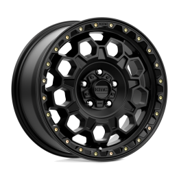 Alloy Wheel, KMC KM545 TREK, 17x9.0, ET -12, 5x127, 71.5, Black - EDK.ro