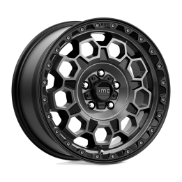 Alloy Wheel, KMC KM545 TREK, 17x9.0, ET -12, 5x127, 71.5, Black - EDK.ro