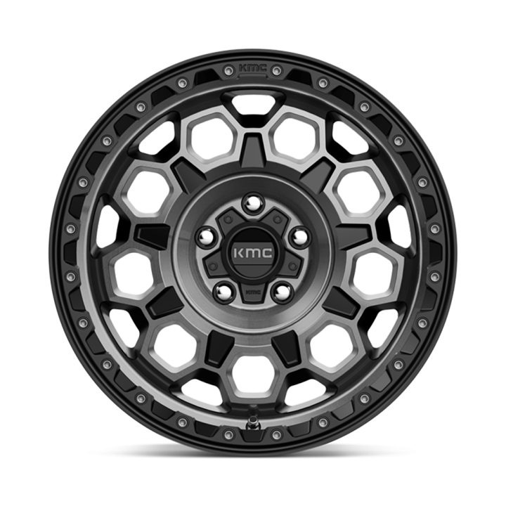 Jantă de Aluminiu, KMC KM545 TREK, 17x9.0, ET -12, 5x127, 71.5, Negru - EDK.ro