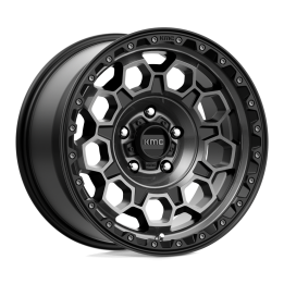 Jantă de Aluminiu, KMC KM545 TREK, 17x9.0, ET 0, 5x127, 71.5, Negru - EDK.ro