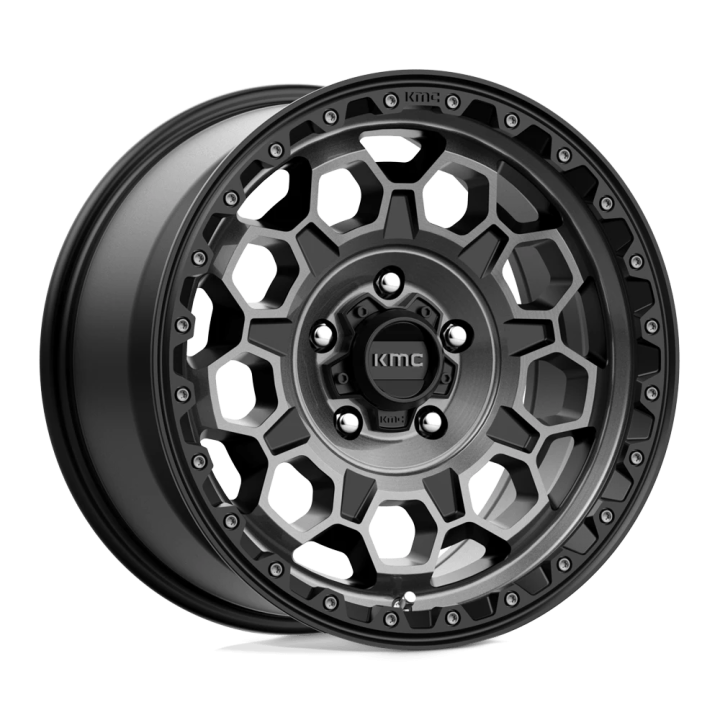 Jantă de Aluminiu, KMC KM545 TREK, 17x9.0, ET 18, 5x127, 71.5, Negru - EDK.ro