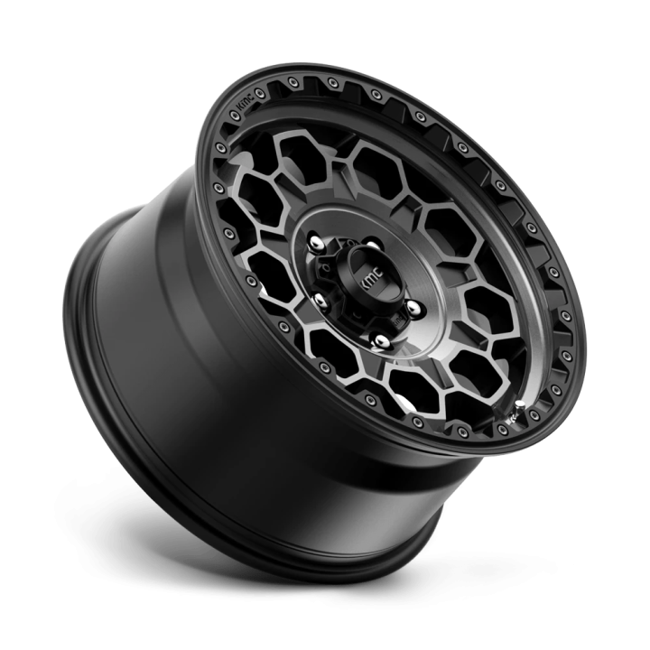 Alloy Wheel, KMC KM545 TREK, 17x9.0, ET 18, 5x127, 71.5, Black - EDK.ro