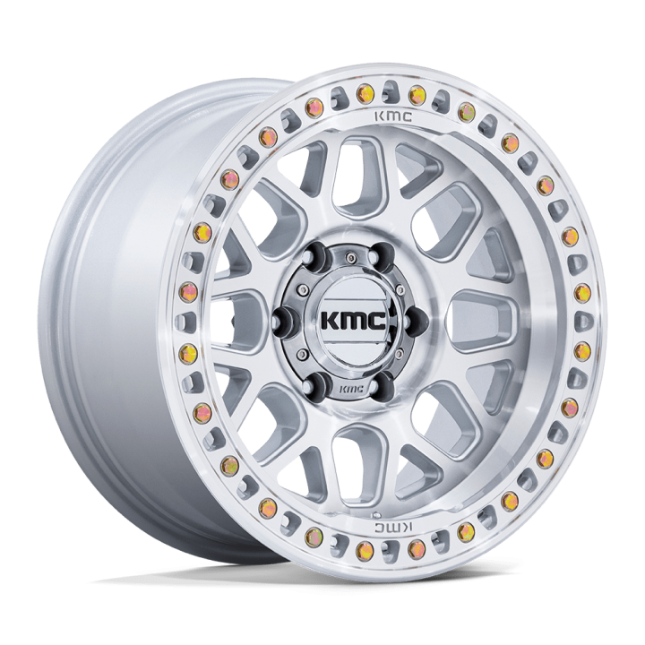 Alloy Wheel, KMC KM549 GRS, 17x9.0, ET -12, 5x127, 71.5, Silver - EDK.ro