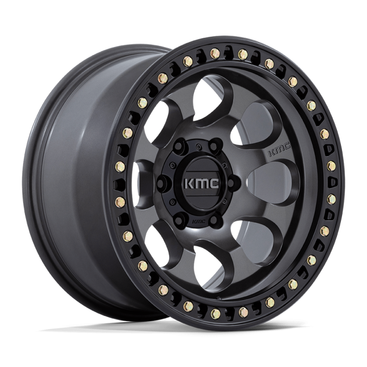 Alloy Wheel, KMC KM550 RIOT SBL, 17x8.5, ET 10, 5x127, 71.5, Black - EDK.ro