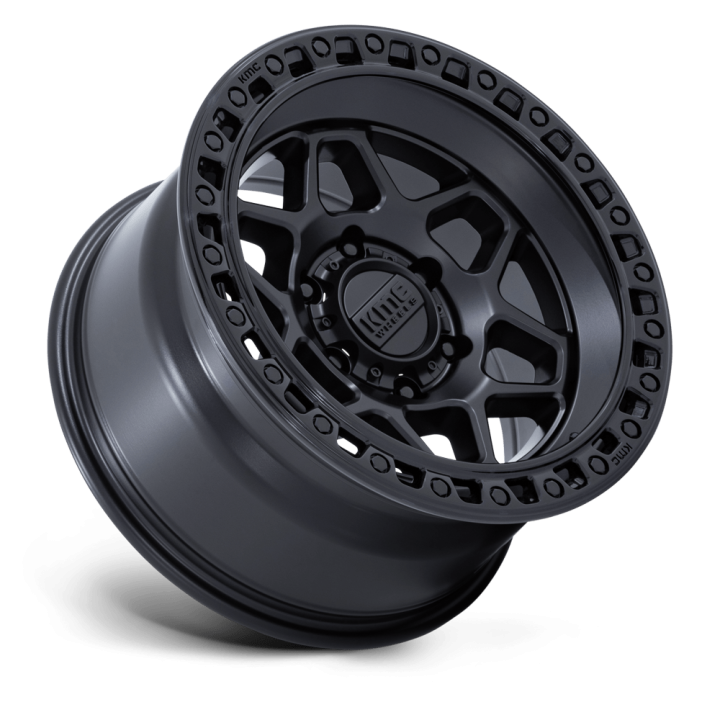 Alloy Wheel, KMC KM553 TORX, 17x9.0, ET -12, 5x127, 71.5, Black - EDK.ro