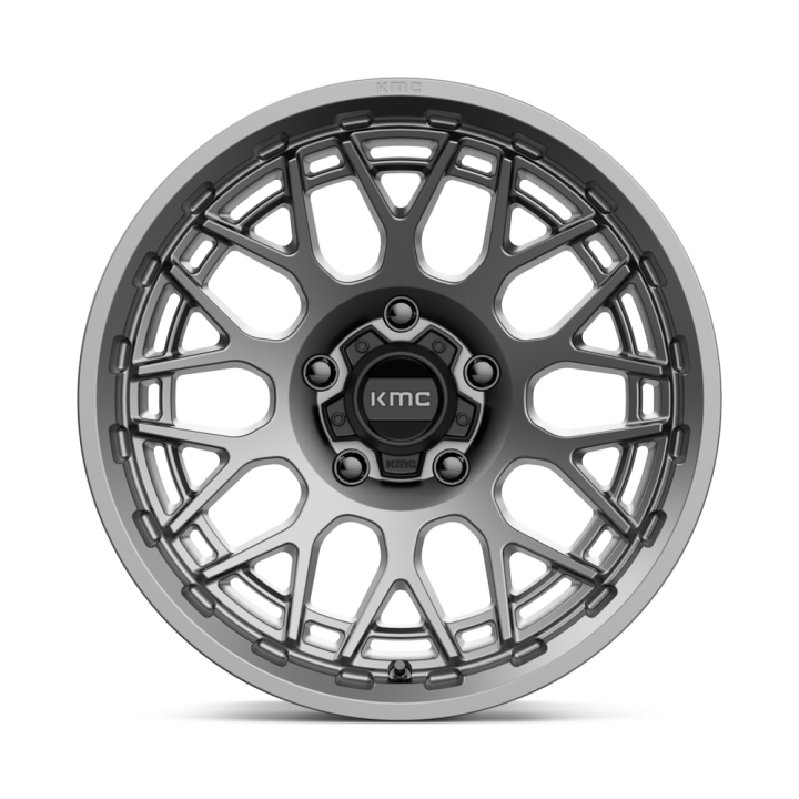 Alloy Wheel, KMC KM722 TECHNIC, 17x8.5, ET 0, 5x127, 71.5, Anthracite - EDK.ro