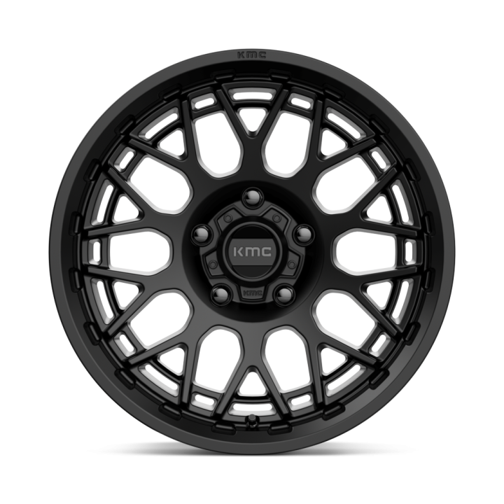 Jantă de Aluminiu, KMC KM722 TECHNIC, 17x8.5, ET 18, 5x127, 71.5, Negru - EDK.ro